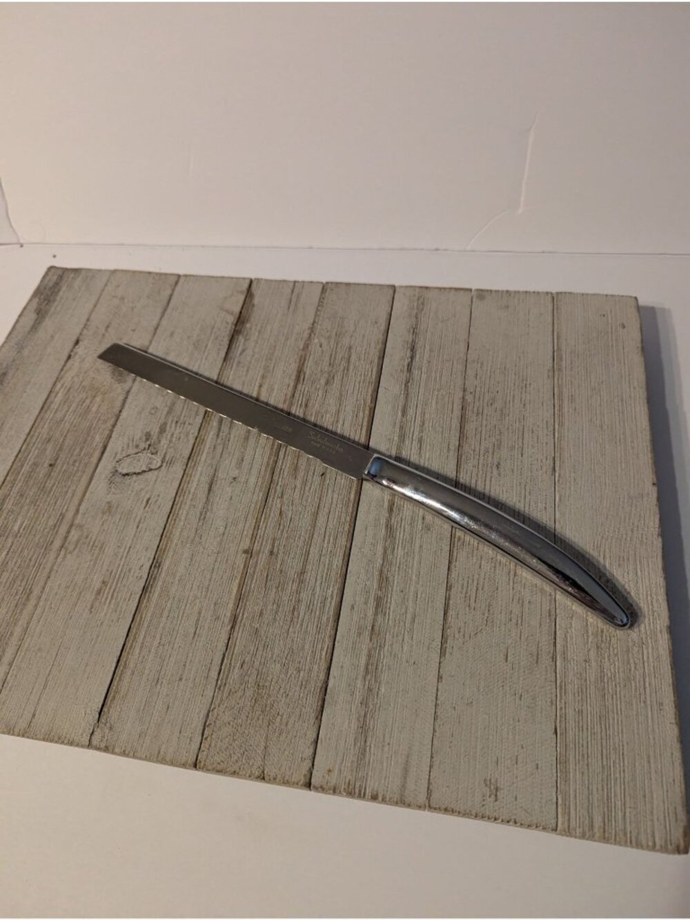 Vintage Saladmaster 406 Carving Serrated Bread Knife Stainless Steel 8" Blade